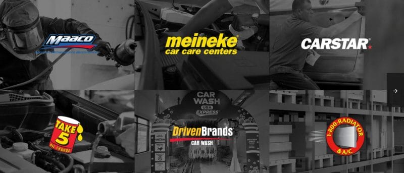 Einige Marken der Driven Brands Aktie im Überblick.