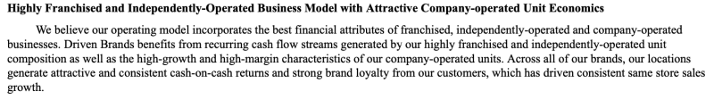 Das Management von Driven Brands zeigt sich sehr optimistisch.